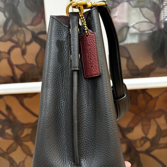 Coach Black Willow Bucket Bag Multi Strap Mint Condition - Picture 5 of 7